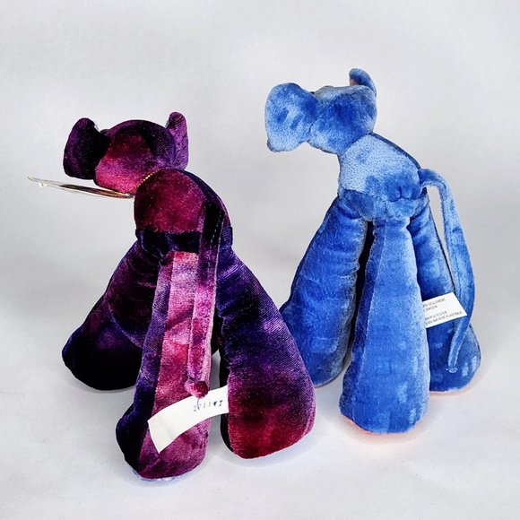 Vintage Limbo Legs Plush Elephants 2000 Jakks Pacific - Picture 3 of 4